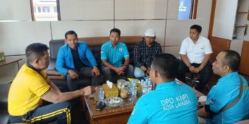 DPD KNPI Bangun Kolaborasi Kemitraan Bersama Polres Langsa
