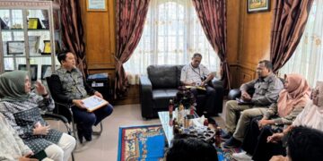 Sinkronisasi PDPB, KIP dan Bawaslu Langsa Koordinasi ke Disdukcapil 