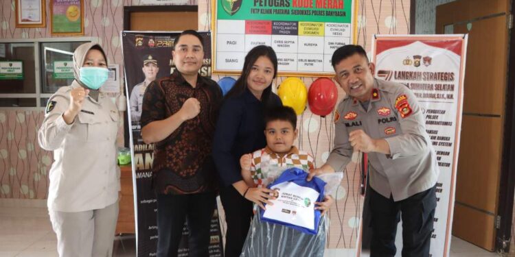 Polres Banyuasin Gelar Khitan Gratis, Bukti Kepedulian untuk Anak-Anak Kurang Mampu