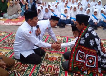 MIN 3 Lut Tawar Gelar Program “Ayah Antar Anak Ke Sekolah Dan Serah Terima Murid Baru”