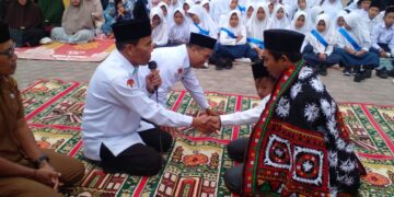 MIN 3 Lut Tawar Gelar Program “Ayah Antar Anak Ke Sekolah Dan Serah Terima Murid Baru”