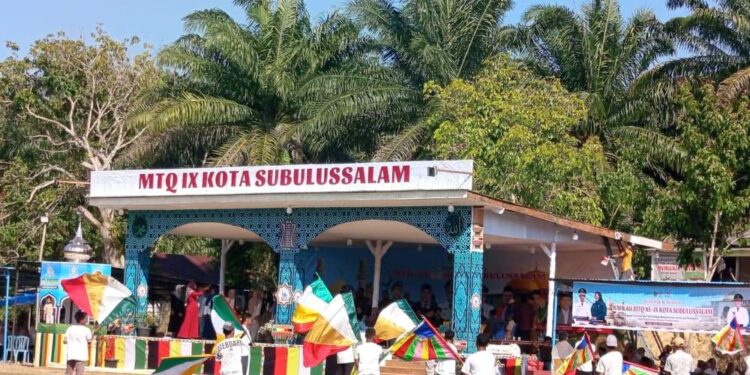 Persiapan MTQ Ke-IX Kota Subulussalam Di Desa Lae Saga Sudah 100 Persen Rampung