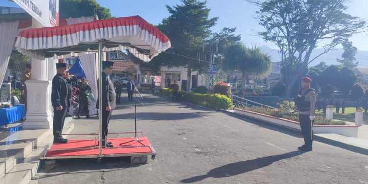 Berlangsung Khidmat, Bupati Aceh Tengah Pimpin Upacara HUT Bhayangkara Ke-79