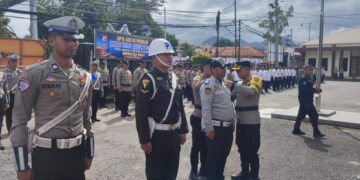 Ops Patuh Seulawah 2025 Dimulai, Kapolres Aceh Tengah Pimpin Apel Gelar Pasukan