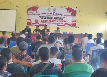 Pelatihan Peningkatan Kapasitas Aparatur Kampung Se Kecamatan Ketol Resmi Ditutup 