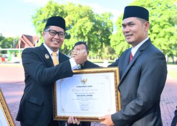 Pemko Langsa Raih Piagam Penghargaan Sepuluh Besar Tercepat Pengesahan Badan Hukum Koperasi Desa Merah Putih