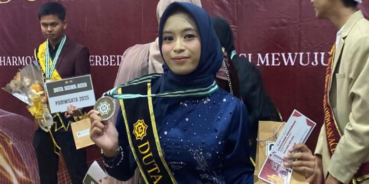 Dwi Kaila Wakili Aceh Tengah Di Ajang Duta Siswa Aceh 2025
