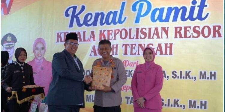 Rektor IAIN Takengon Hadiri Acara Kenal Pamit Kapolres Aceh Tengah