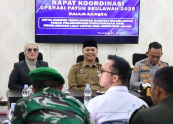 Pj Sekda Mursyid Hadiri Apel Gelar Pasukan Operasi Patuh Seulawah 2025 Polres Aceh Tengah