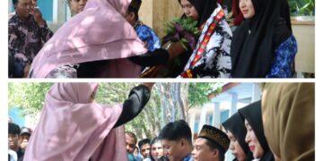 “Serahan ku Guru”, Tradisi Gayo Warnai Penyambutan 108 Siswa Baru Di SMA Negeri 9 Takengon