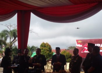 Upacara Dan Syukuran Hari Bhayangkara Ke-79 Kota Palembang 