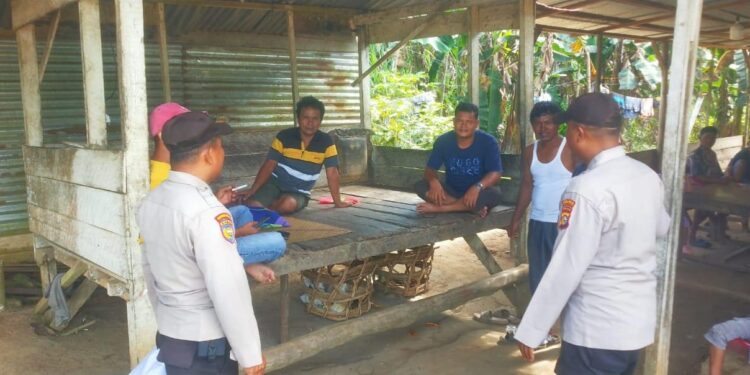 Polsek Ukui Gencarkan KRYD dan Edukasi Warga untuk Jaga Kamtibmas