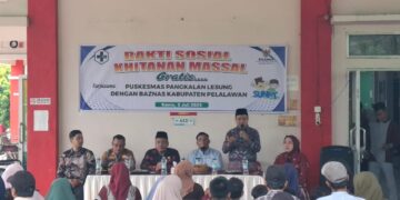Kapolsek Pangkalan Lesung Kawal Ketat Bakti Sosial Khitanan Massal Baznas dan Puskesmas Bersinar