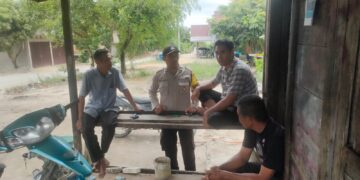 Bhabinkamtibmas Desa Sotol Gelar Kegiatan Cooling System Ciptakan Situasi Kondusif di Pelalawan