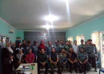 Rapat Kerja Satuan Satlinmas Kota Palembang Di kelurahan 3 Ilir 