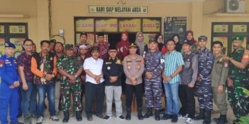 HUT Bhayangkara Ke-79, Kapolsek Dapat Kejutan Dari Camat Dan Danramil 430-02/Sungsang