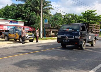 Polsek Pangkalan Lesung Tingkatkan Patroli untuk Cegah Kecelakaan Lalu Lintas