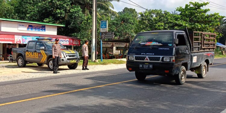 Polsek Pangkalan Lesung Tingkatkan Patroli untuk Cegah Kecelakaan Lalu Lintas