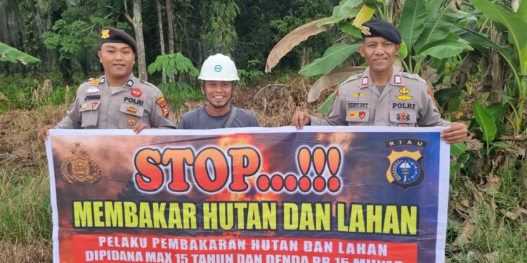 Warga Teluk Meranti Pelalawan, Dihimbau Waspadai Karhutla