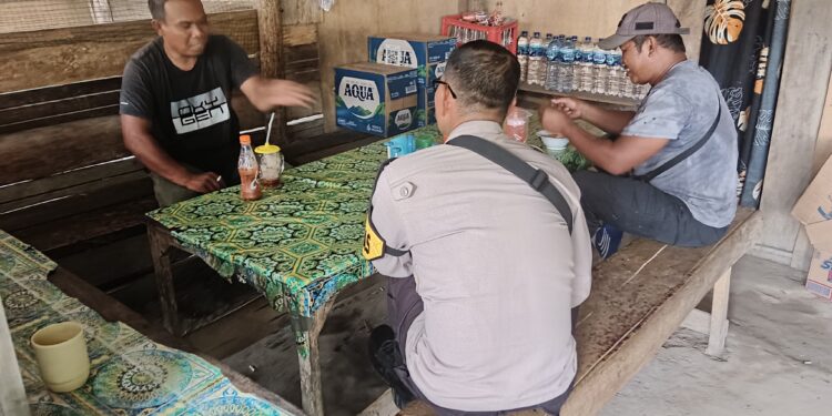 Perkuat Cooling System, Polsek Pangkalan Lesung Ajak Warga Aktif Jaga Kamtibmas Lewat Dialog dan Edukasi