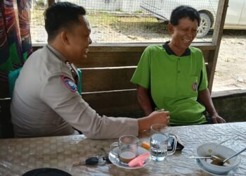 DDS Sambang Warga Jaga Kamtibmas di Bunut Pelalawan