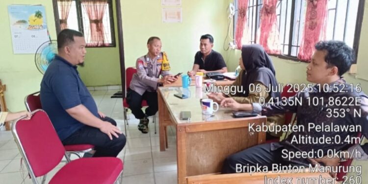 Polisi Langgam Pelalawan Gencar Lakukan DDS Sambang Warga