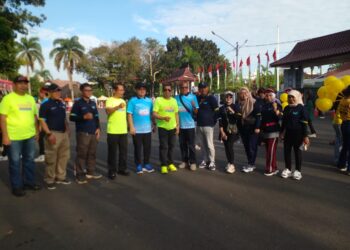 Senam Bersama dalam rangka HANI Tahun 2025 Car Free Day BNNP Sumsel
