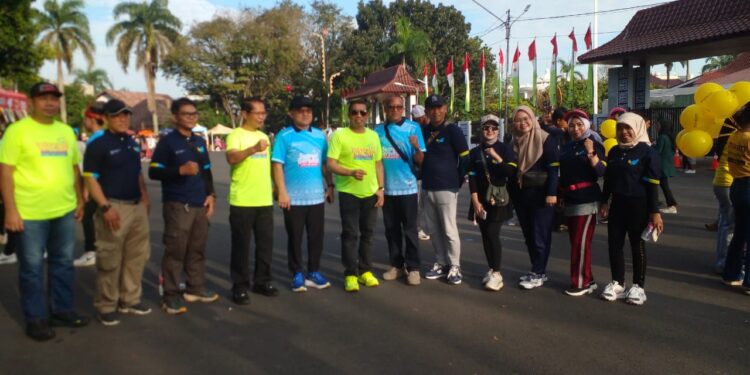 Senam Bersama dalam rangka HANI Tahun 2025 Car Free Day BNNP Sumsel