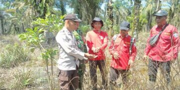 Polsek Teluk Meranti Gelar Patroli Terpadu Karhutla di Titik Rawan