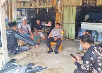 Polsek Bunut Gelar Silaturahmi Kamtibmas, Ajak Warga Waspada Hoaks dan Jaga Lingkungan Aman