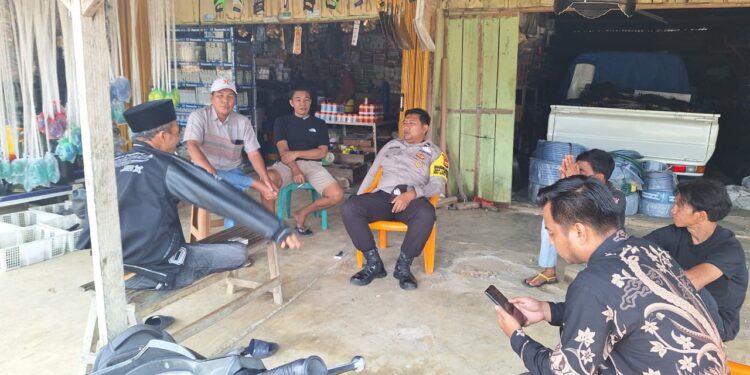 Polsek Bunut Gelar Silaturahmi Kamtibmas, Ajak Warga Waspada Hoaks dan Jaga Lingkungan Aman