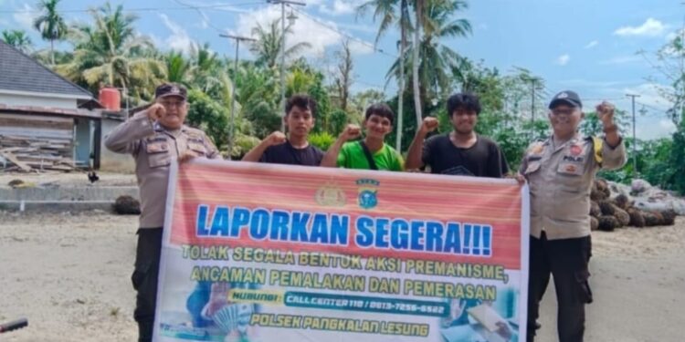 Polsek Pangkalan Lesung Gencarkan Sosialisasi Anti Premanisme, Dorong Warga Berani Lapor