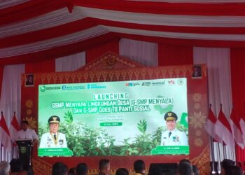 Launching G-SMP Menyala (Menyapa Lingkungan Desa) Dan Pansos (Panti Sosial)