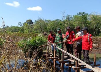 Polsek Teluk Meranti Gelar Patroli Terpadu Cegah Karhutla Di Titik Rawan