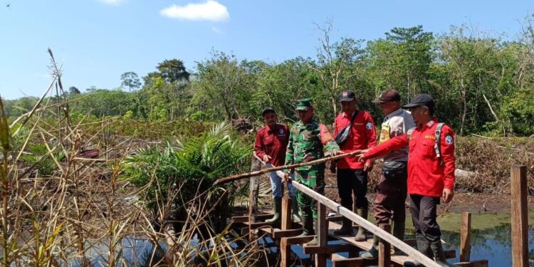 Polsek Teluk Meranti Gelar Patroli Terpadu Cegah Karhutla Di Titik Rawan