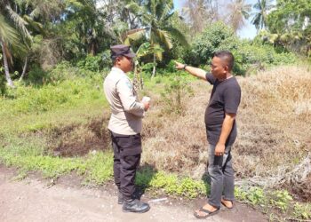 Cegah Karhutla, Polsek Kuala Kampar Intensifkan Patroli dan Edukasi Warga di Teluk Dalam