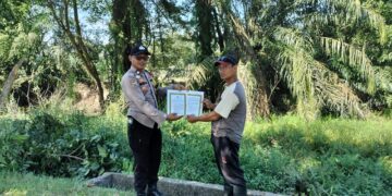 Polsek Pangkalan Kerinci Gencarkan Patroli Karhutla dan Sosialisasi Larangan Bakar Lahan