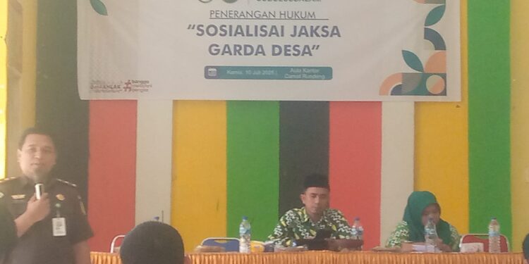Kejaksaan Negeri Subulussalam Gelar Sosialisasi Hukum Di Kecamatan Rundeng