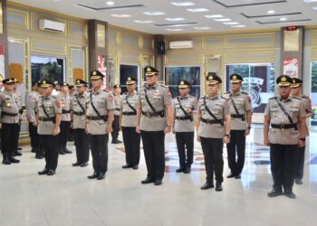 Kapolda Aceh Achmad Kartiko Pimpin Sertijab 4 Pejabat Utama Dan 2 Kapolres