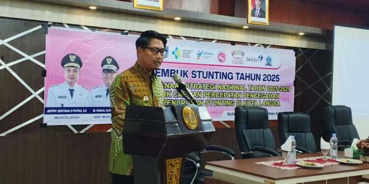 Wakil Wali Kota Langsa Buka Rembuk Stunting Tahun 2025