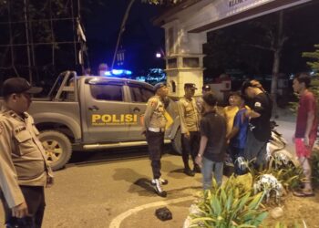 Antisipasi Gangguan Malam Hari, Polsek Pangkalan Kerinci Intensifkan Patroli KRYD