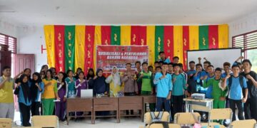 Polsek Teluk Meranti Sosialisasikan Bahaya Narkoba ke Siswa Baru SMAN 3