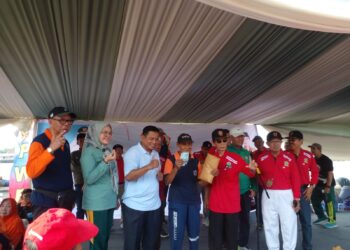 Senam Pagi Bersama HUT PWRI Ke- 63 Tahun 2025 Palembang 