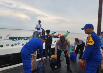 Polsek Kuala Kampar Sisir Pelabuhan Teluk Dalam, Cegah Peredaran Barang Ilegal