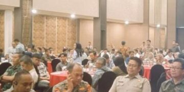 Kabag Ops Polres Banyuasin Hadir Rakor Komitmen Bersama Dalam Pencegahan Karhutlabun