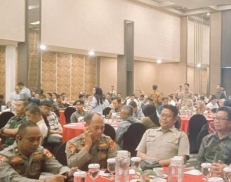 Kabag Ops Polres Banyuasin Hadir Rakor Komitmen Bersama Dalam Pencegahan Karhutlabun