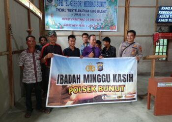 Giat Minggu Harmoni Polisi di Bunut Pelalawan