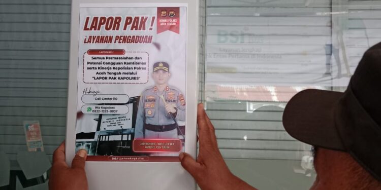 Kapolres Aceh Tengah Luncurkan Layanan “Lapor Pak Kapolres”, Permudah Warga Sampaikan Aduan Lewat WhatsApp