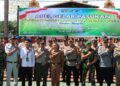 Pasi Ops Kodim 0322/Siak Hadiri Apel Gelar Pasukan Operasi Patuh Lancang Kuning 2025 Polres Siak Dukung Tertib Lalu Lintas