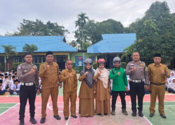 Satlantas Polres Kampar Sosialisasikan Operasi Patuh Lancang Kuning dan Keselamatan Berlalu Lintas di MTS Darul Falah Salo